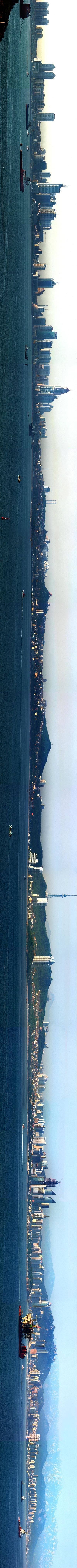 青岛胶州湾大桥全景照片,青岛中山公园全景照片