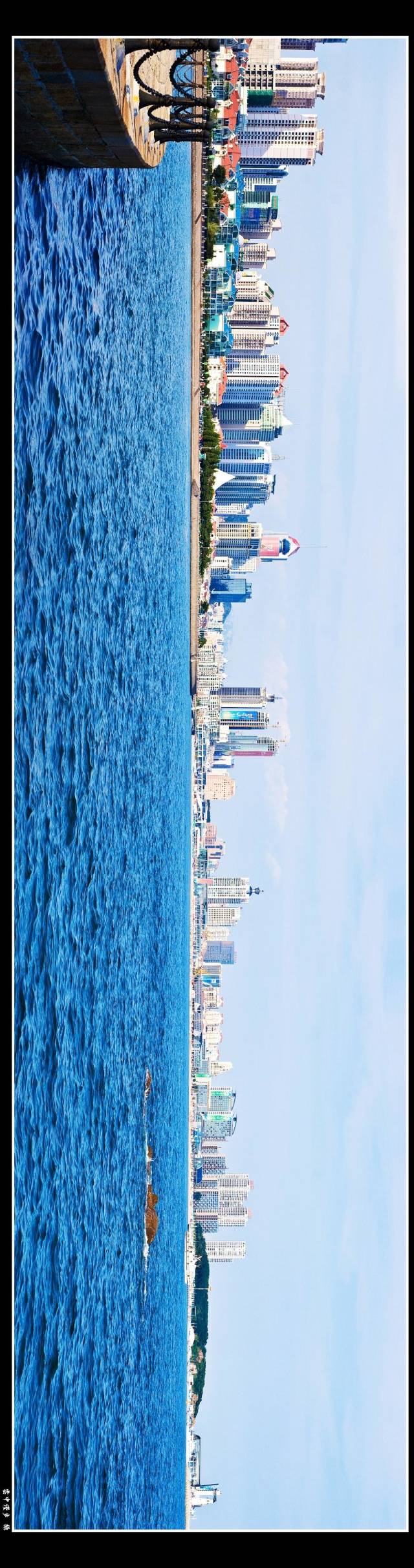 青岛胶州湾大桥全景照片,青岛中山公园全景照片