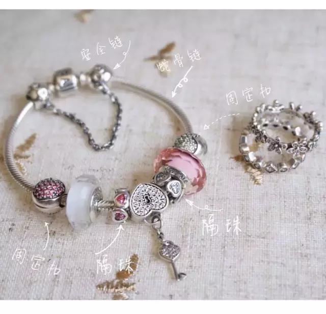 如何搭配pandora手链,pandora手链配件