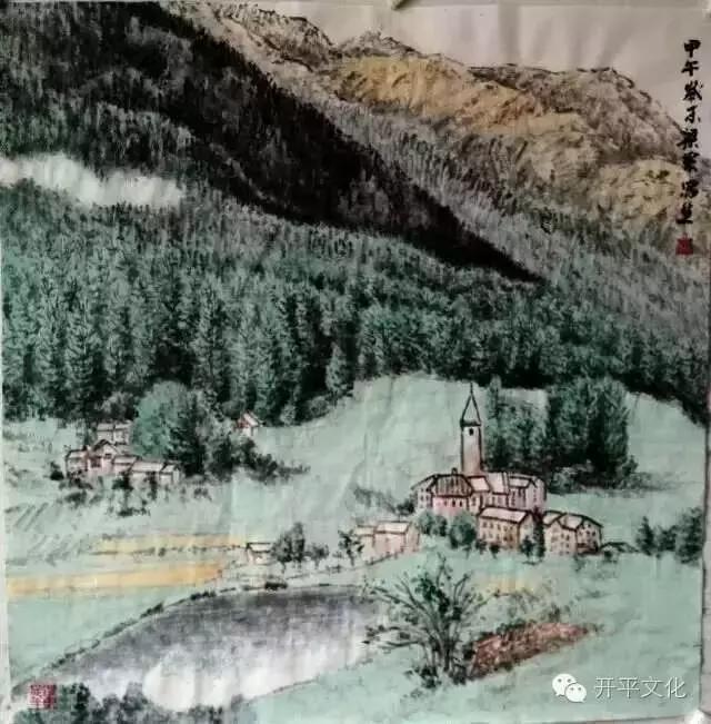 丰而为人:品梁策先生山水画