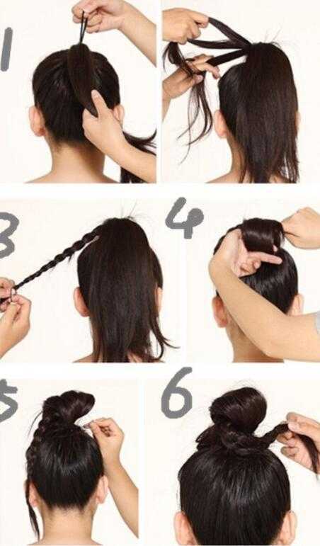 丸子头的扎法简单易学好看头发多,低丸子头简单扎法慵懒风丸子头