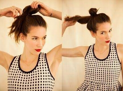 丸子头的扎法简单易学好看头发多,低丸子头简单扎法慵懒风丸子头