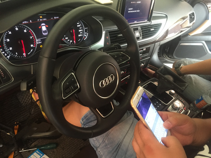 奥迪a7安装,奥迪a7安装楼兰宝盒