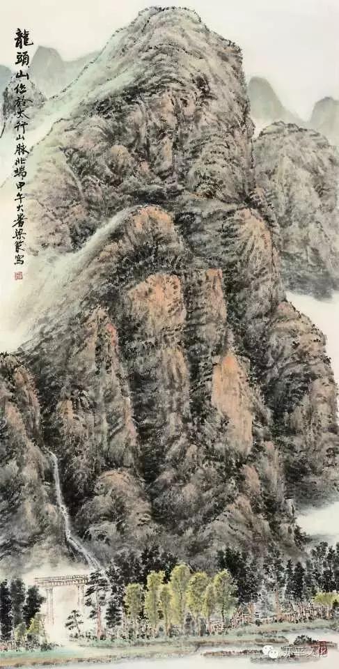 丰而为人:品梁策先生山水画