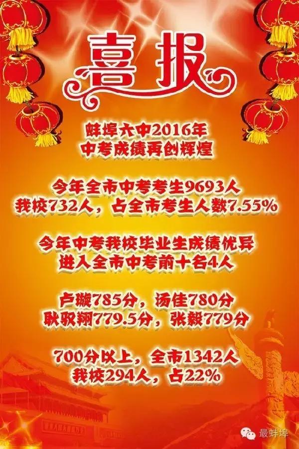三实小中考喜报,23年六中喜报