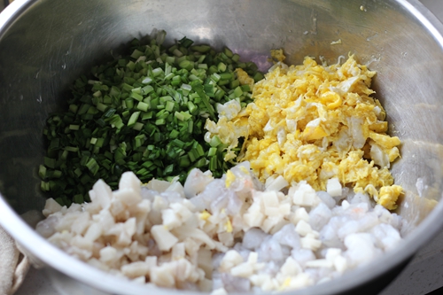 韭菜虾仁鸡蛋三鲜馅饺子怎么拌,虾仁韭菜鸡蛋三鲜馅饺子怎么调馅