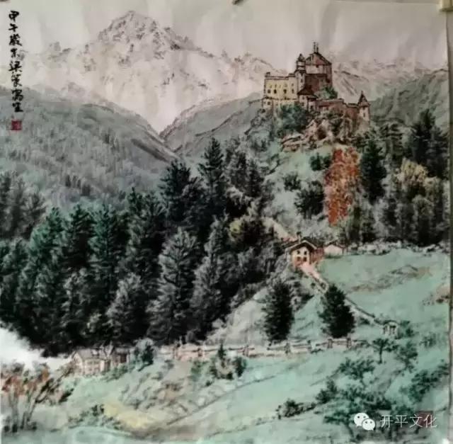 丰而为人:品梁策先生山水画