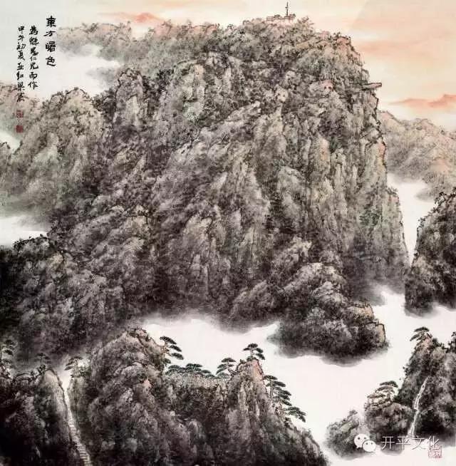 丰而为人:品梁策先生山水画
