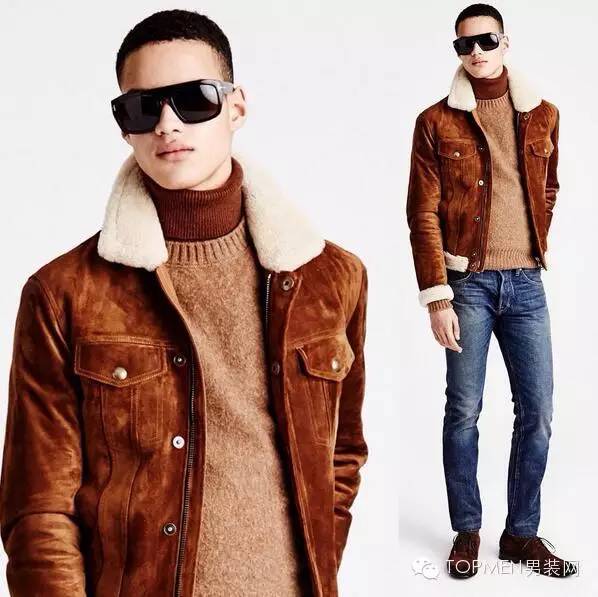 复古保暖夹克,belstaff剪羊毛飞行员夹克