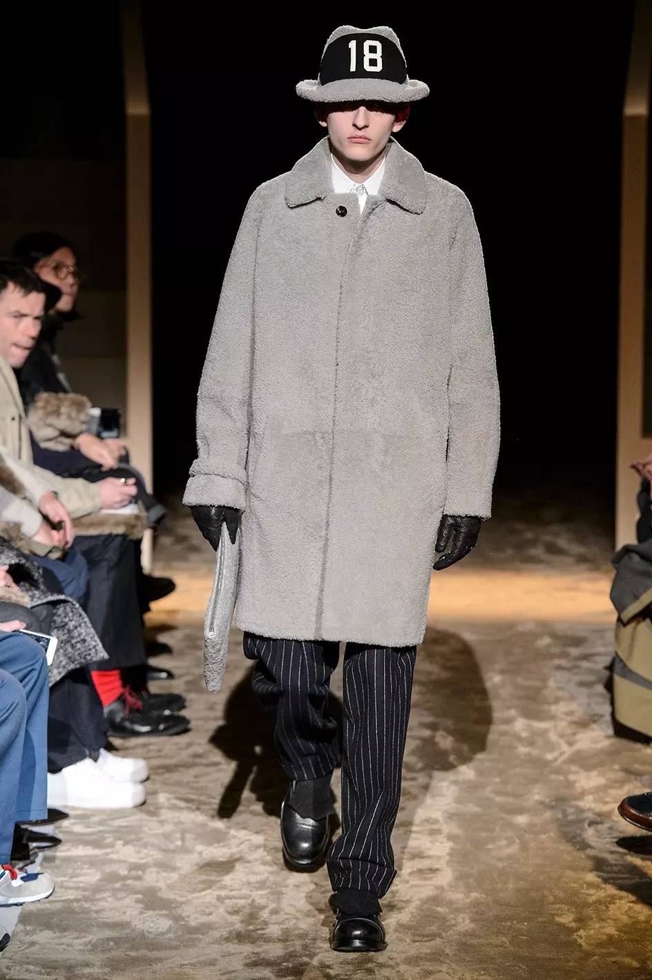 时装周街拍盘点,秋冬伦敦男装周ermenegildozegna