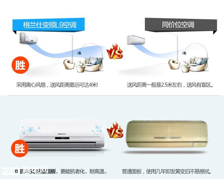 高温酷暑空调给力,格兰仕单冷空调