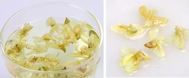 将花的香味熏到茶杯里,把花的香味留下来