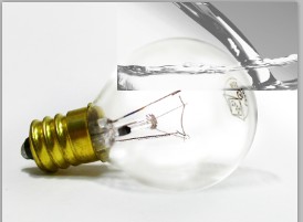 PS教程:灯泡中的金鱼