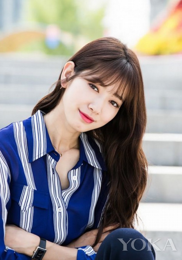 朴信惠中长内扣发型,朴信惠的短发发型