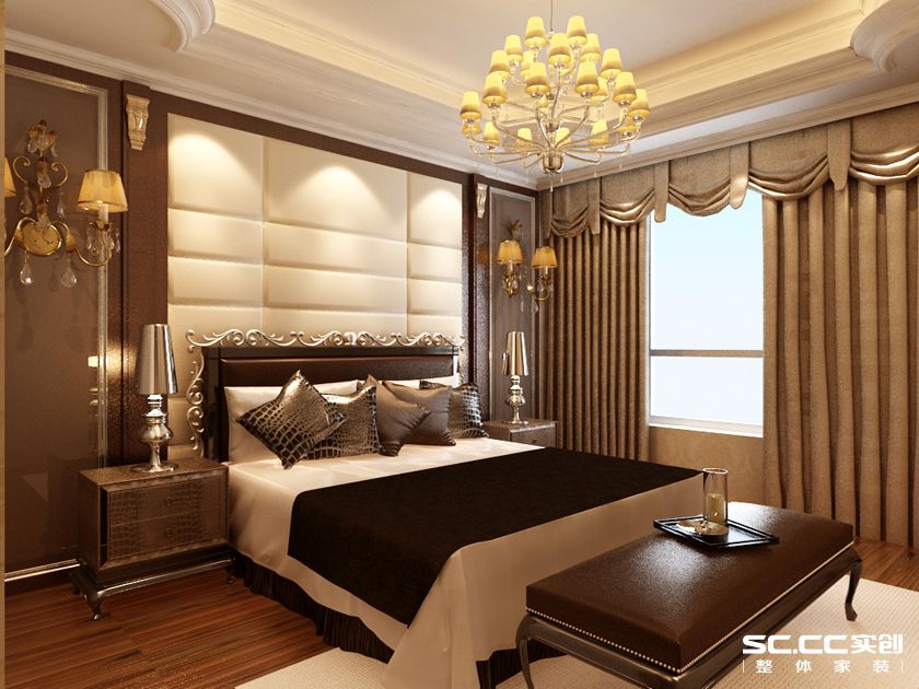 120港式轻奢装修效果图,时光小镇意式极简风格装修设计