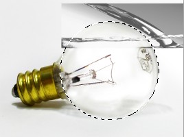 PS教程:灯泡中的金鱼