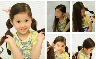 儿童头发简单扎法6-12岁自己扎,儿童扎头发教程简单2-3岁