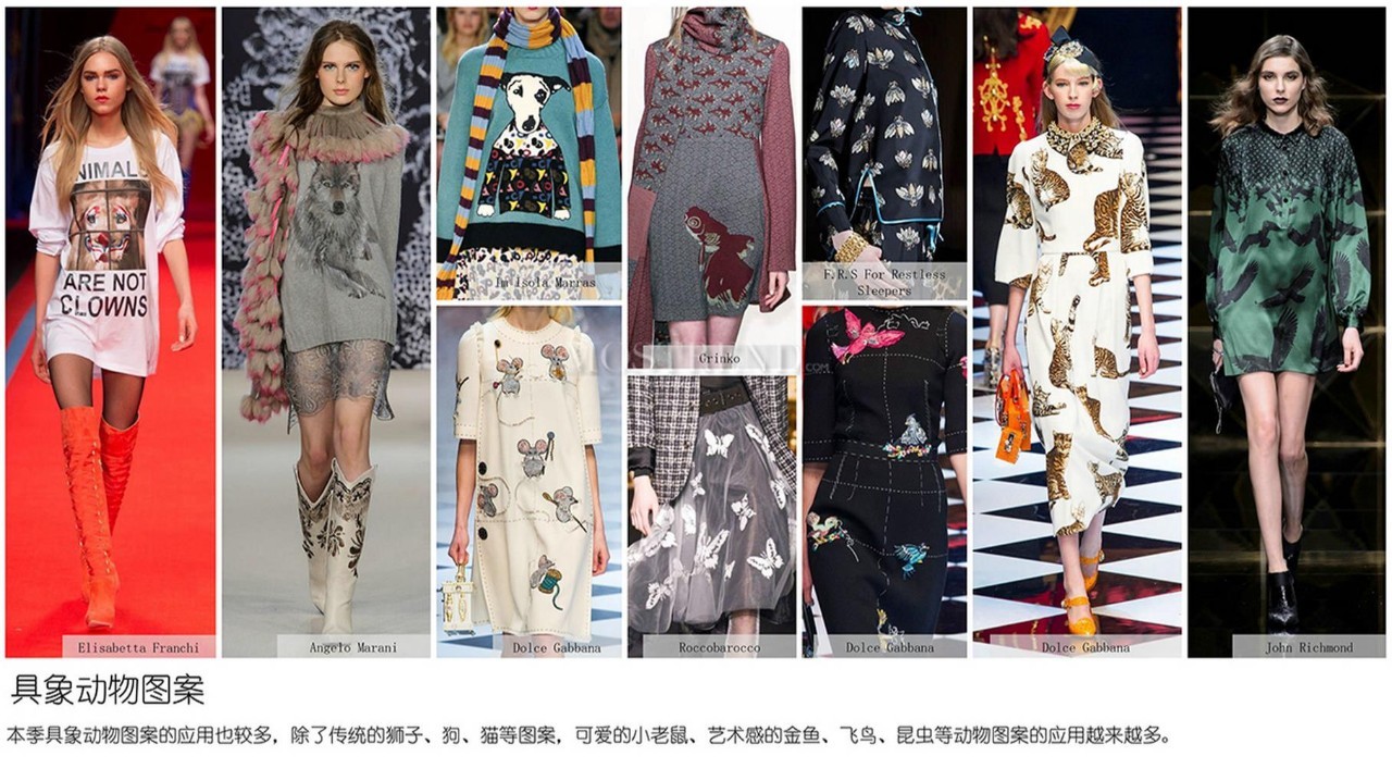 秋冬印花图案趋势,今年比较火的印花图案