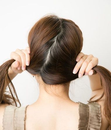 最新100种简单韩式盘发步骤图解,2款简单的盘发优雅更显气质