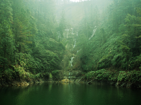 白云山林海风景,资中县白云山风景区
