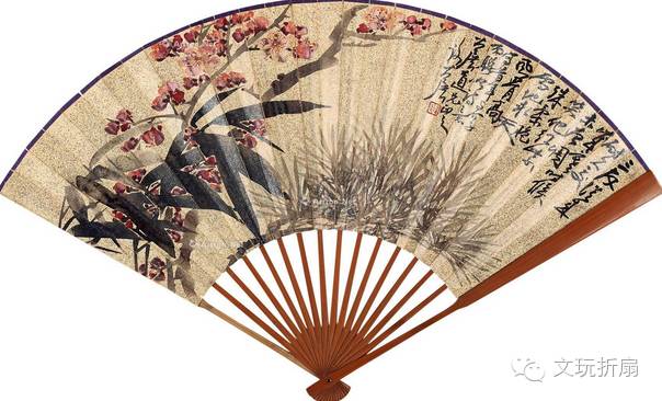 扇面作品65幅扇子拍卖价格,清代十三行檀香折扇拍卖价格