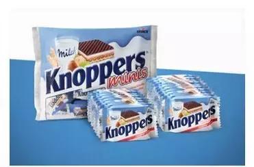 德国knoppers巧克力饼,巧克力威化饼推荐