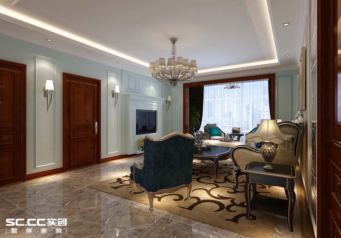 14万简欧装修效果图,14万装修90平方房子效果图