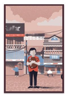 波尔图插画师作品,荷兰艺术家rajacenna一幅画多少钱