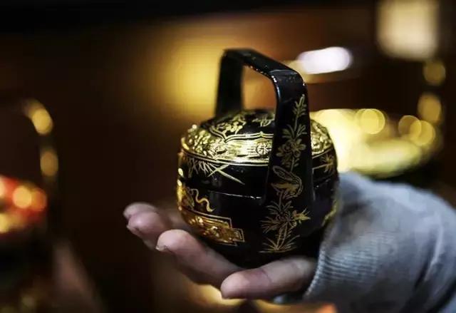 永春漆篮细节,永春漆篮和日本漆盒