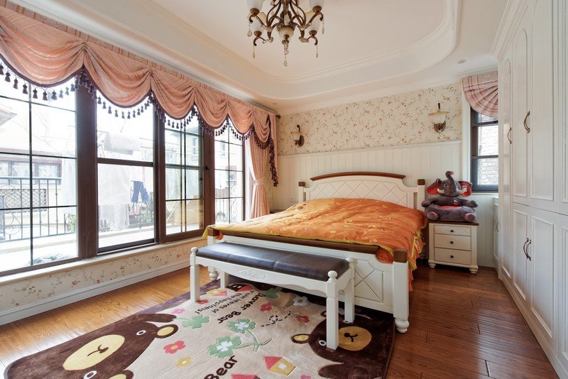 美式轻奢硬装100平,6万软装硬装90平