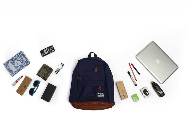 没有双肩包的夏天,小众双肩包出游百搭