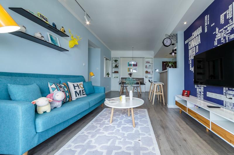 石家庄90后夫妻把家打造成这样？真是太时尚了