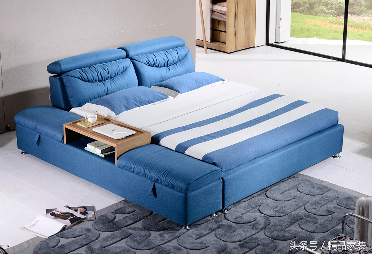 实木床布艺床,实木床好皮床好