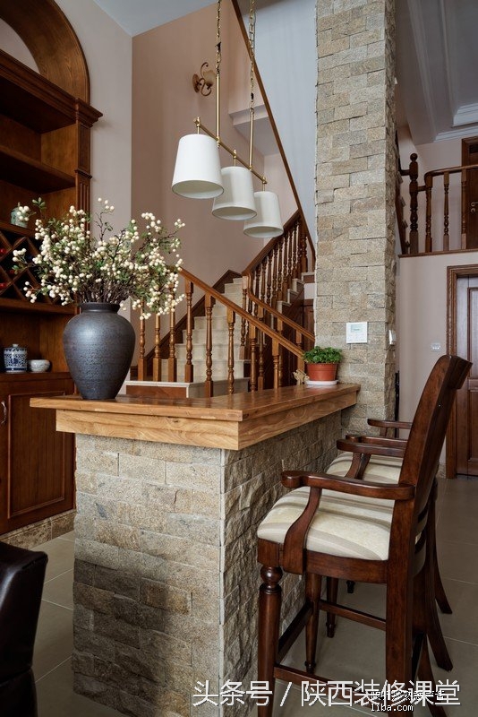 美式轻奢硬装100平,6万软装硬装90平