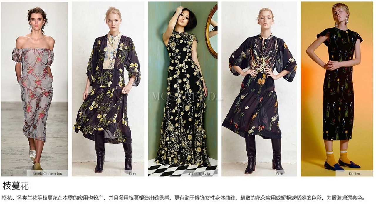 秋冬印花图案趋势,今年比较火的印花图案