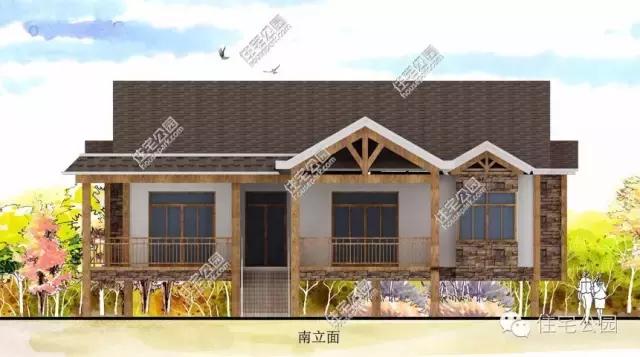 自建房20w装修中式,实用的自建小屋