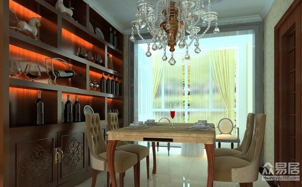 欧式风格装修酒柜效果图片大全,新中式酒柜这样做时尚大气