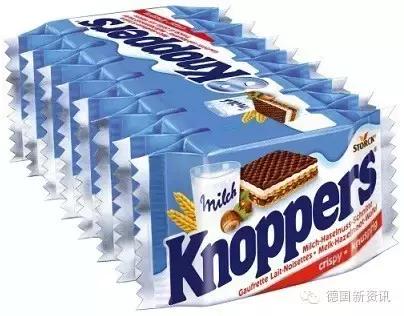 德国knoppers巧克力饼,巧克力威化饼推荐