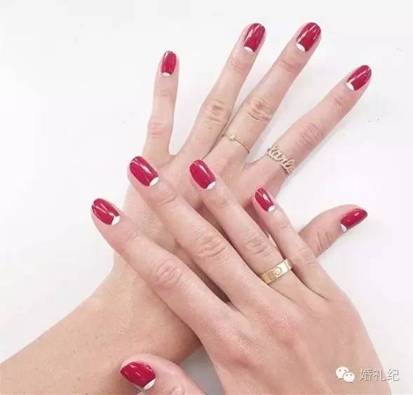 如何秀婚戒,指甲配戒指教程