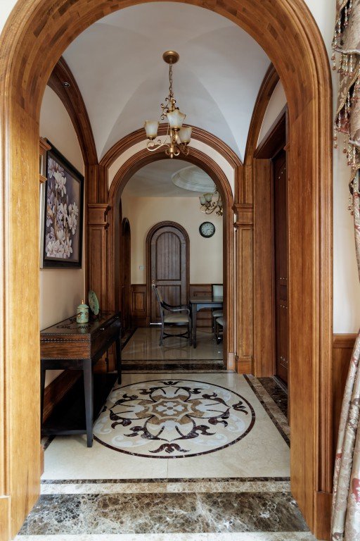 美式轻奢硬装100平,6万软装硬装90平