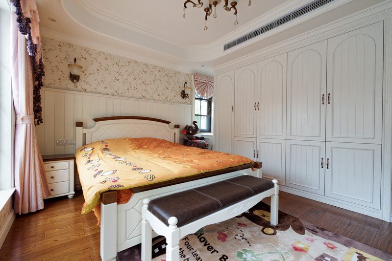 美式轻奢硬装100平,6万软装硬装90平