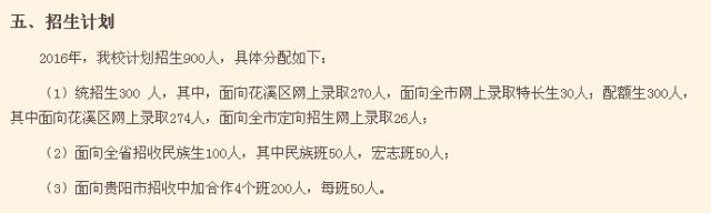 贵州有哪些高中学校,贵阳南明区450到480能上哪些高中