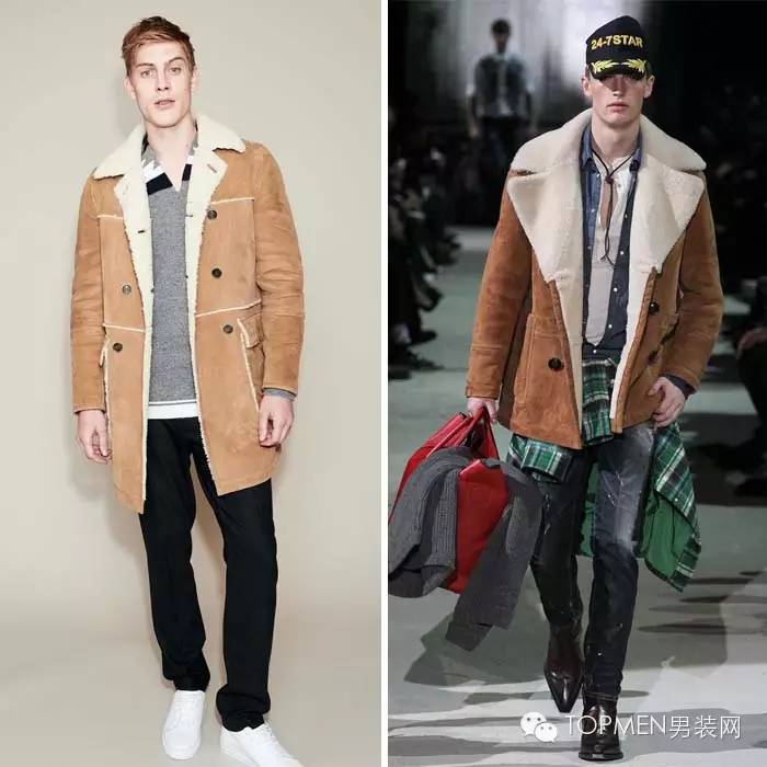 复古保暖夹克,belstaff剪羊毛飞行员夹克