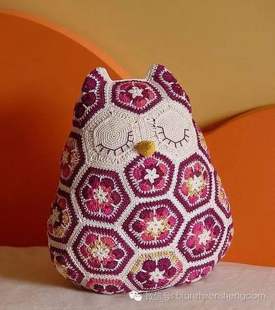 钩针拼花教程,拼花钩针图解