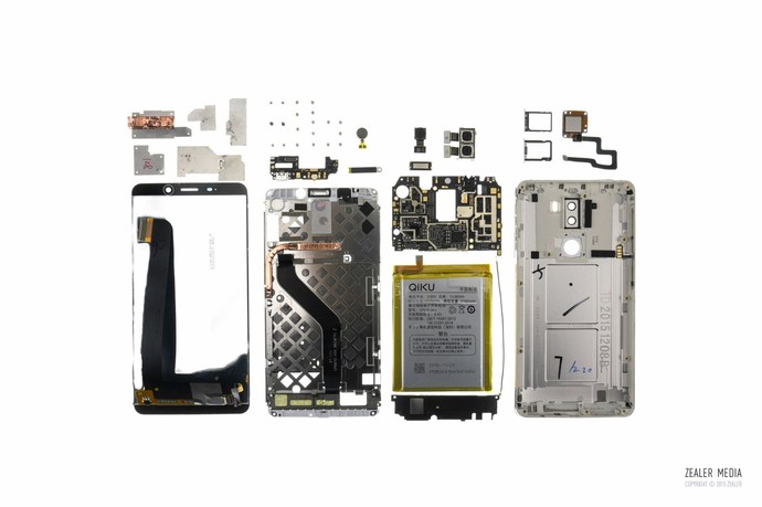 360大神手机拆机,360onex评测拆机