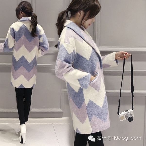 时尚韩版毛衣外套，给冬季一个温暖的回忆