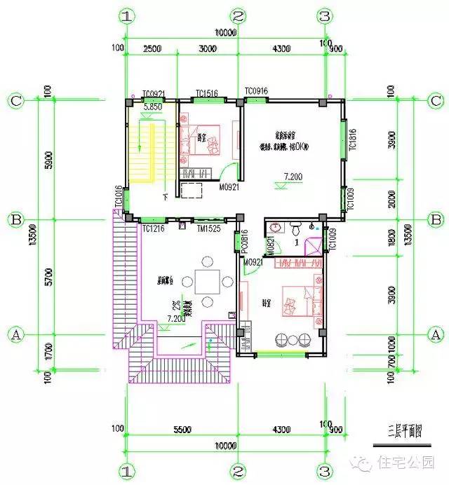 新农村户型平面图,新农村自建房兄弟双拼户型