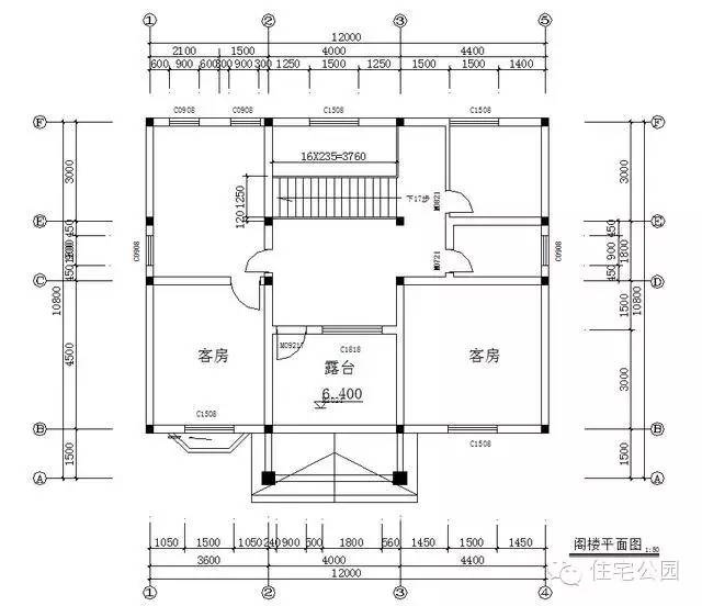 新农村户型平面图,新农村自建房兄弟双拼户型