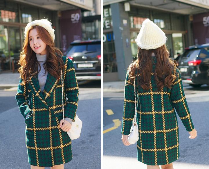 腊七腊八、冻掉下巴!寒意未减,喝碗腊八粥!千鸟格毛呢外套走起