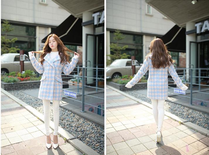 腊七腊八、冻掉下巴!寒意未减,喝碗腊八粥!千鸟格毛呢外套走起